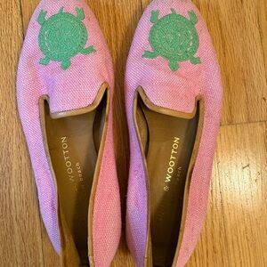 Pink & Green STUBS & WOOTON Women's Loafers